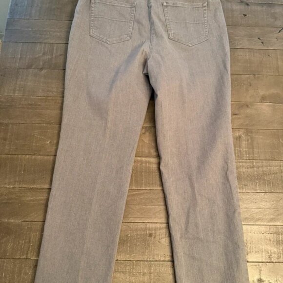 Allison Daley Gray Straight Leg Pants Size 10 - Picture 2 of 2